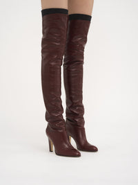NO PORTE_Burnt Purple OVER THE KNEE - Burnt Purple