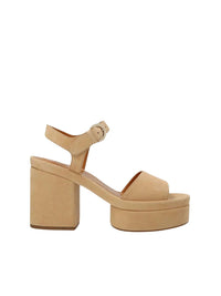 OK PORTE_Sandales Odina 100 en cuir - Milky Brown
