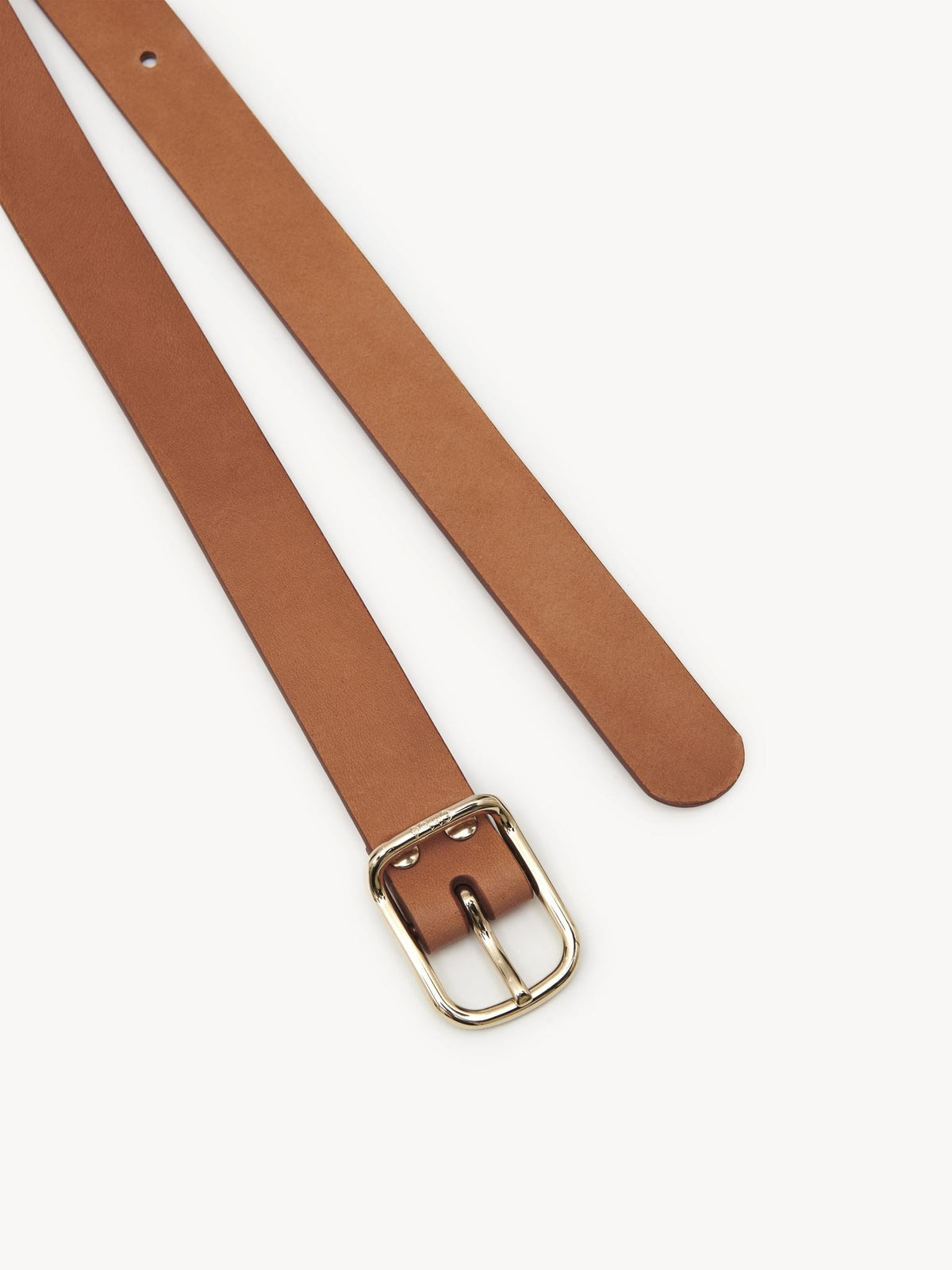 OK PORTE_Ceinture Joe en cuir - Sandy Beige