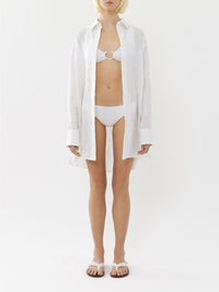 OK PORTE_Bas de bikini triangle Paraguay Chloé x Eres - Dark Honey