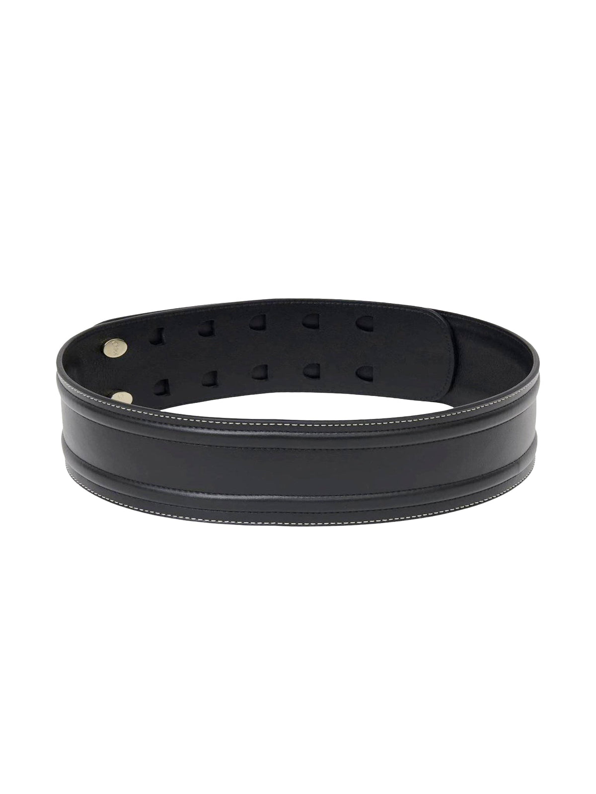 OK PORTE_Ceinture Corset en cuir - Black