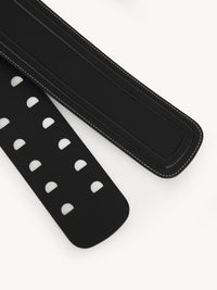 OK PORTE_Ceinture Corset en cuir - Black