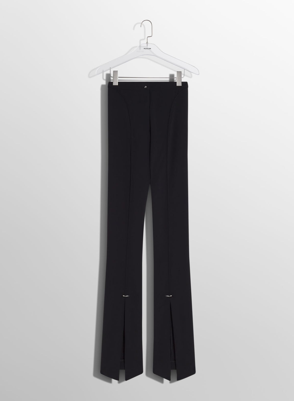 BLACK PIERCED PANTS