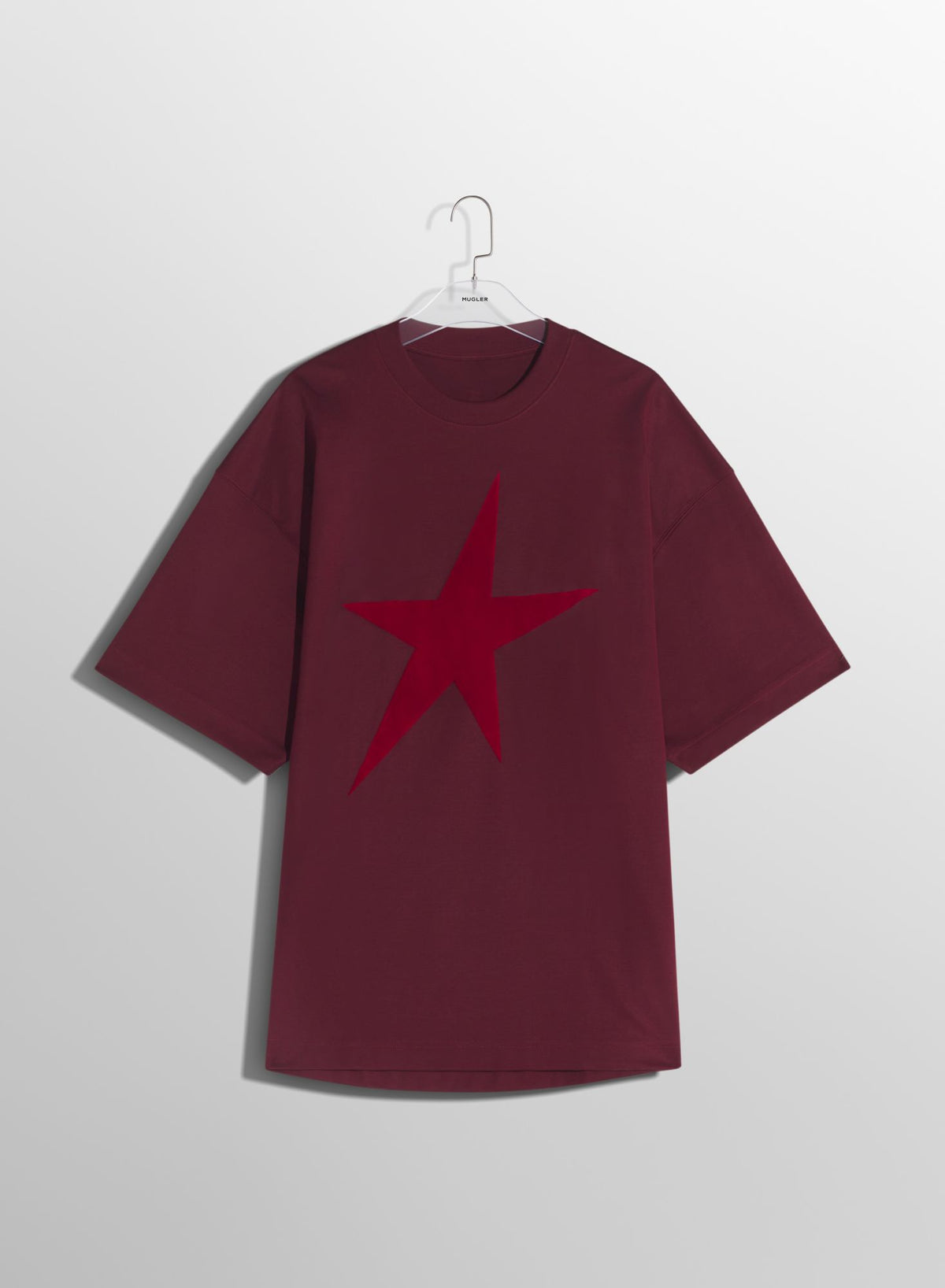 BLACK STAR VELVET T-SHIRT