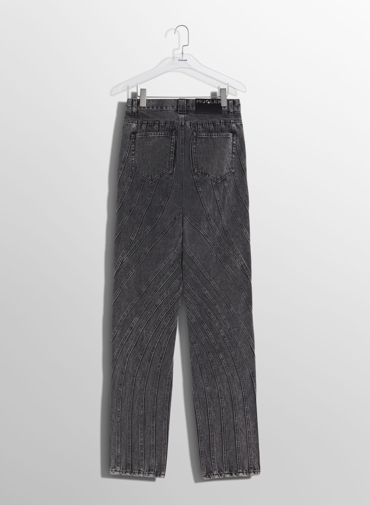 BLUE SPIRAL BAGGY JEANS