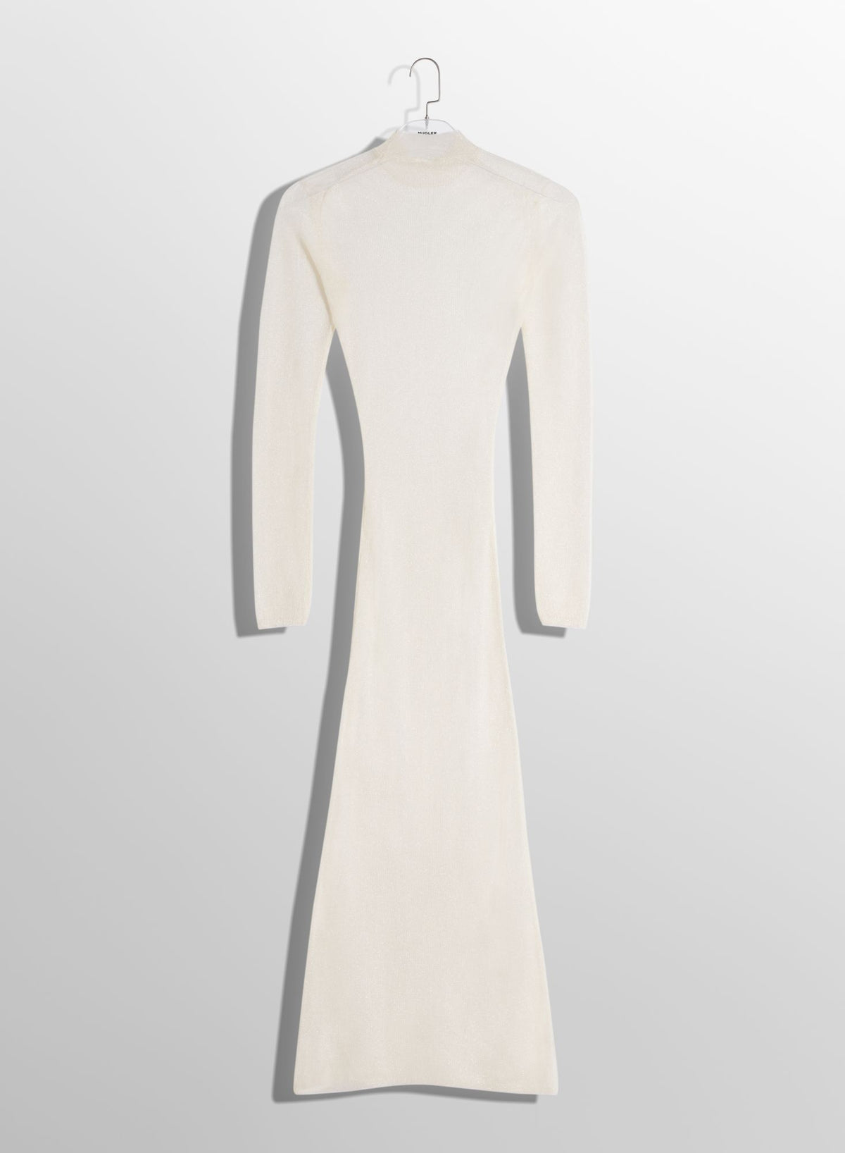 WHITE SHEER KNIT DRESS