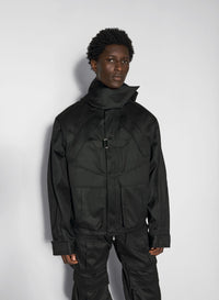 BLACK CARGO JACKET