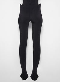 BLACK TAILORED TROUSERS