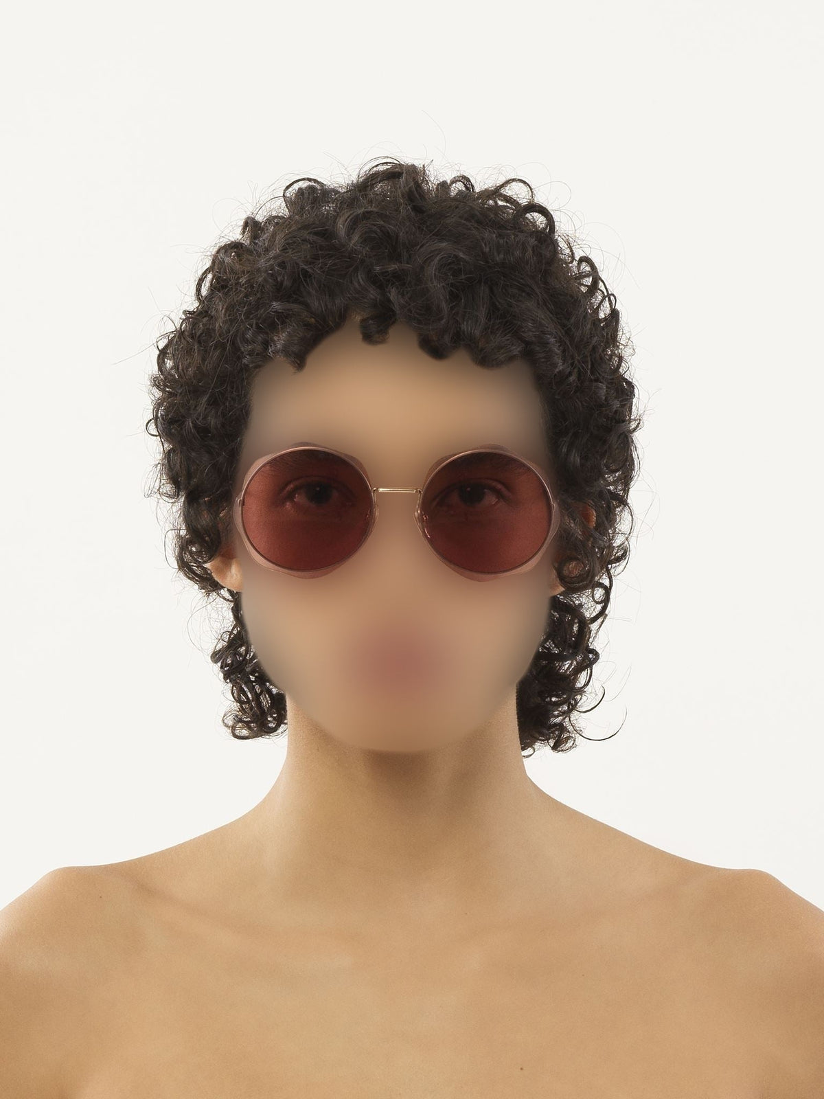 OK PORTE_Lunettes de soleil Honoré - Gold & Burgundy