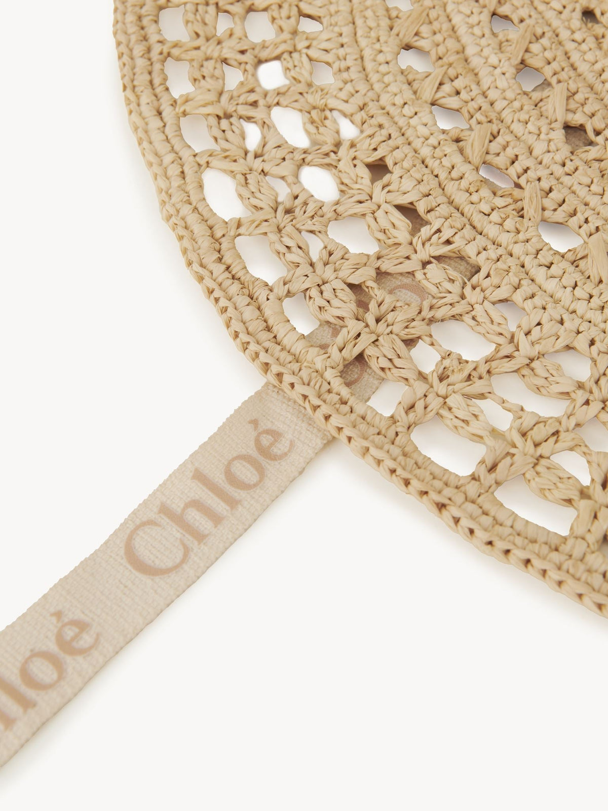 OK PORTE_Chapeau Woody ajouré - Straw Beige
