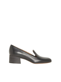 OK PORTE_Mocassins en cuir - Black