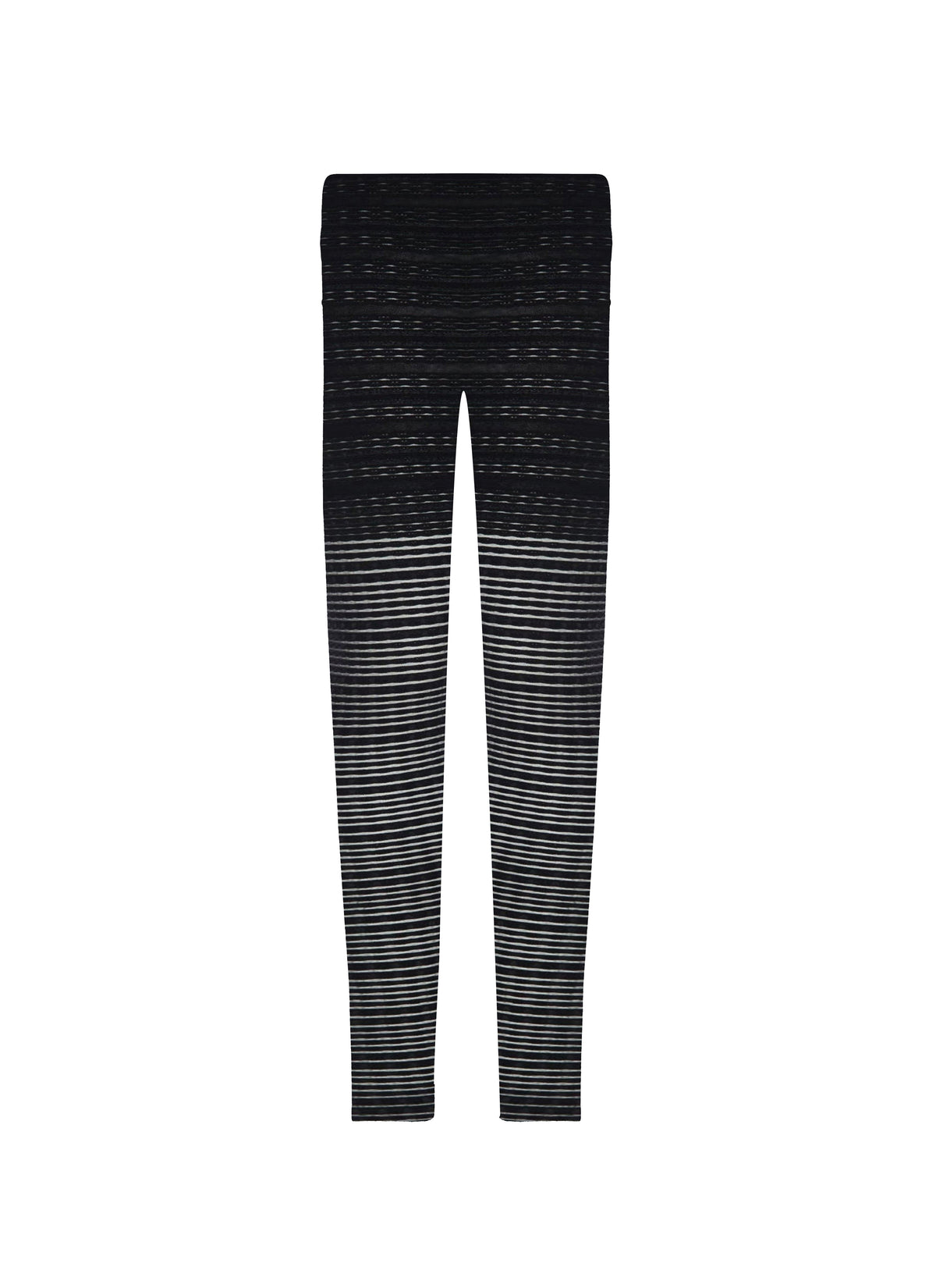 Brocade leggings - Black intense