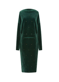 Robe à manches longues - Vert Empire