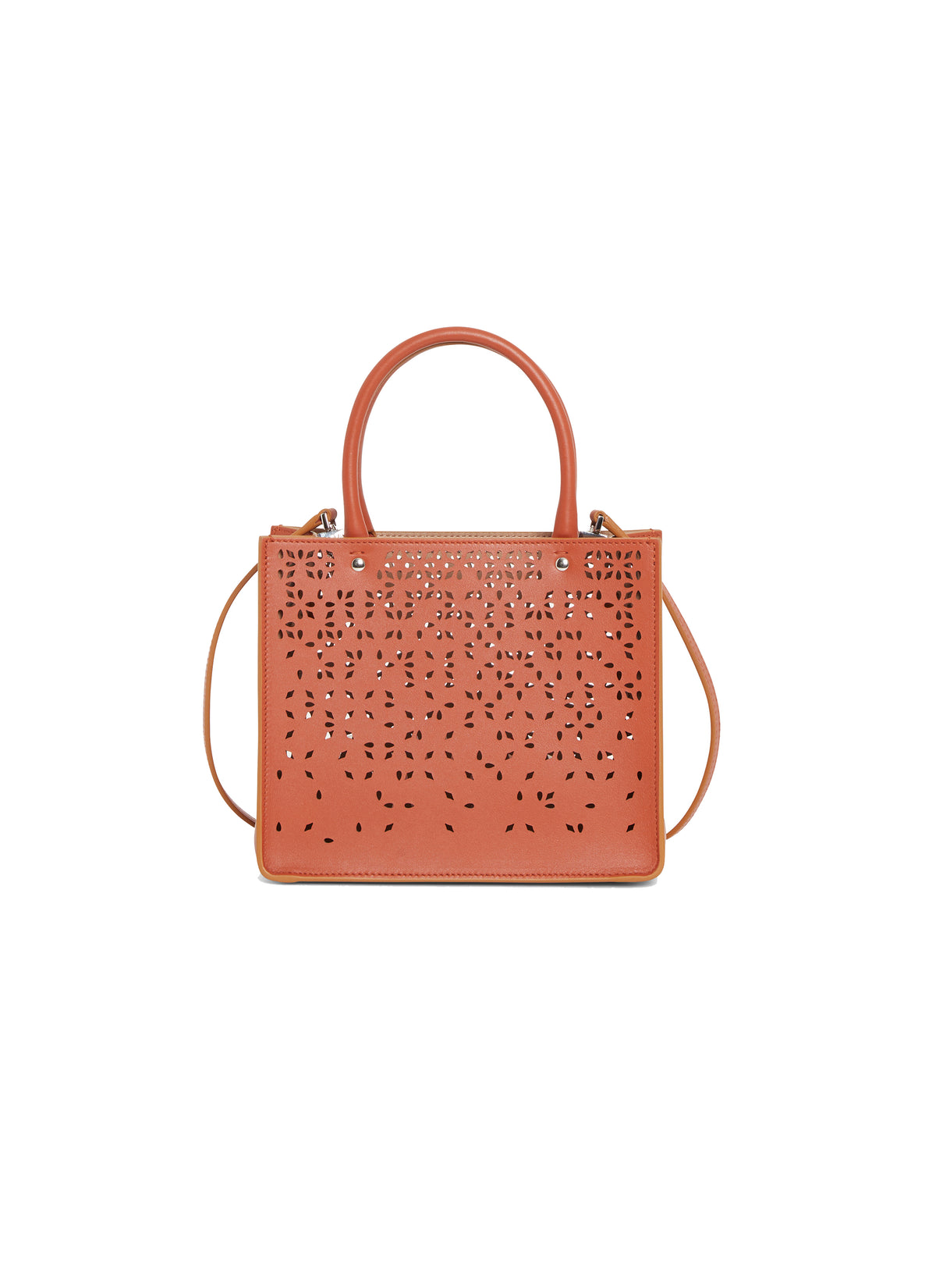Garance Fiori Gonna bag in leather - Rust