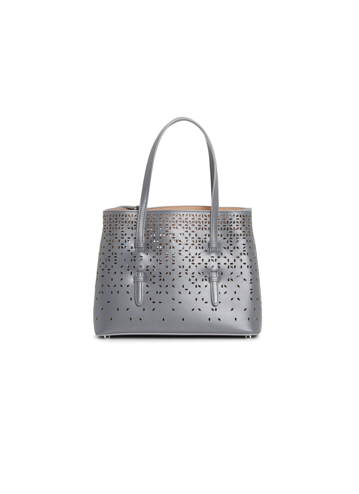 Sac Mina Bolivia Fiori en cuir - Cendre