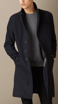 M S BREASTED COAT MARINE