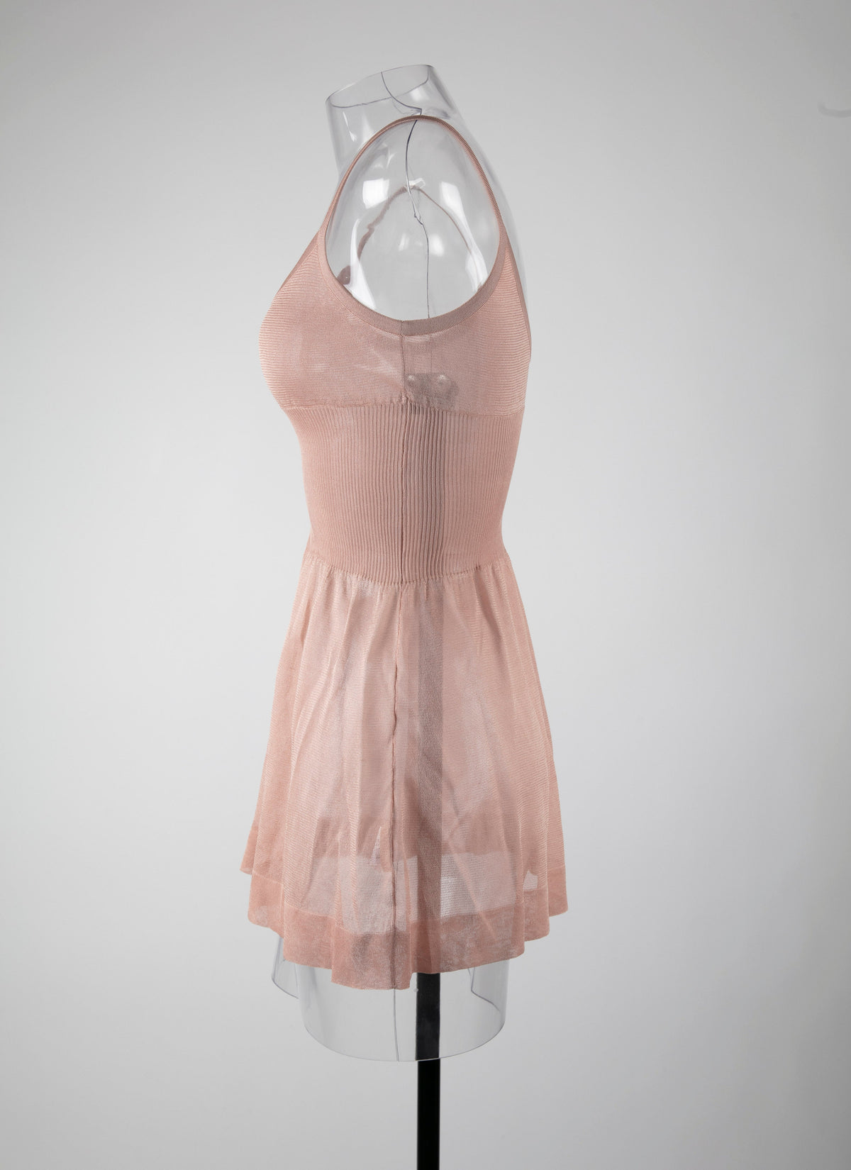 Fond de robe en soie - Chair