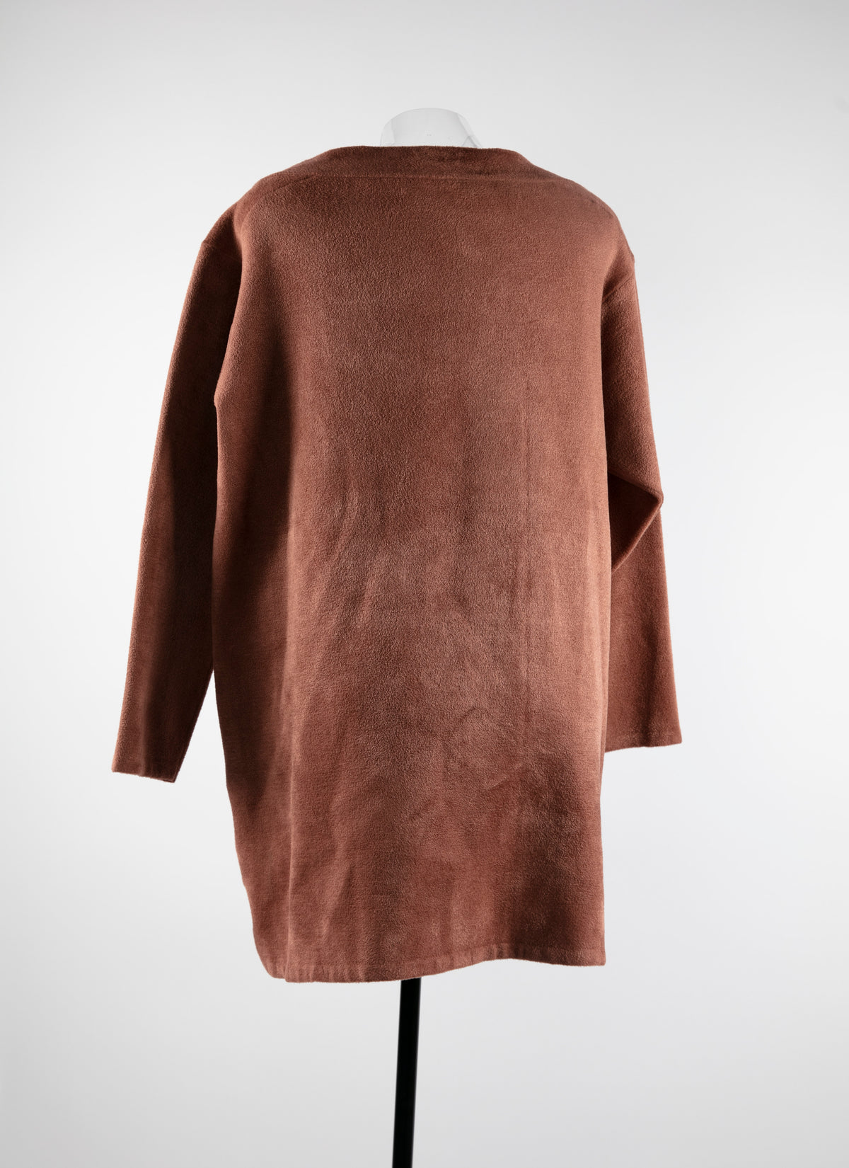 Pull métallisé à coupe ample - Tabac