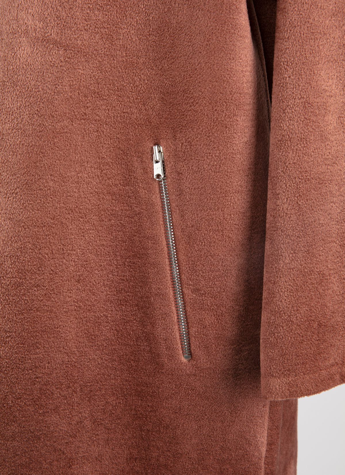 Pull métallisé à coupe ample - Tabac