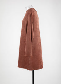 Pull métallisé à coupe ample - Tabac