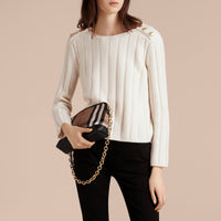 W CLUTCH BAG NOIR