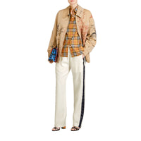 W  STRAIGHT TROUSERS BLANC CASSÉ
