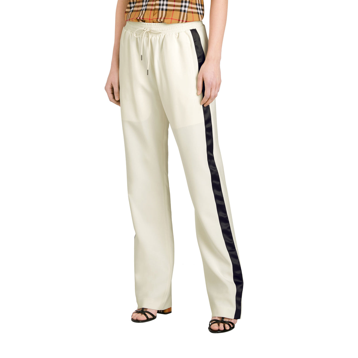 W  STRAIGHT TROUSERS BLANC CASSÉ
