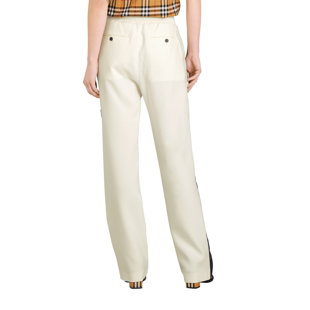 W  STRAIGHT TROUSERS BLANC CASSÉ
