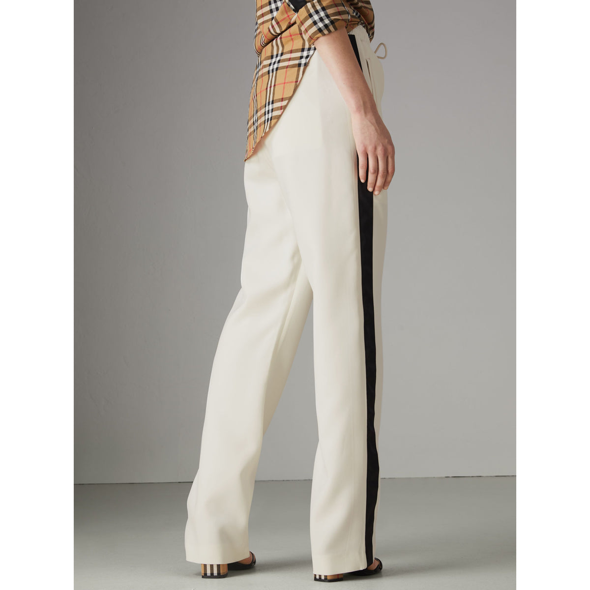 W  STRAIGHT TROUSERS BLANC CASSÉ