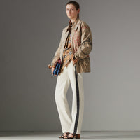 W  STRAIGHT TROUSERS BLANC CASSÉ