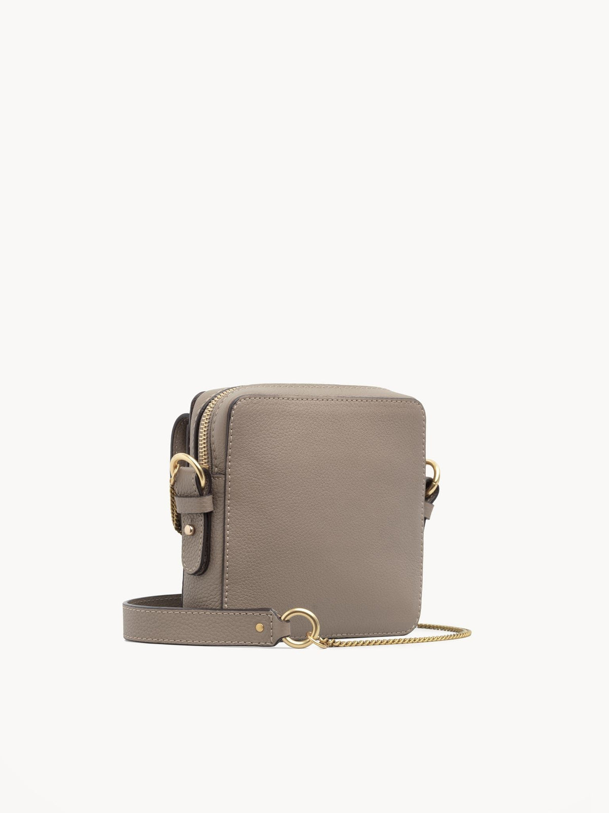 OK PORTE_Petit sac Caméra Joan en cuir - Motty Grey