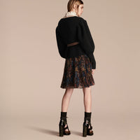 W KNIT ROUNDNECK NOIR