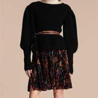 W KNIT ROUNDNECK NOIR