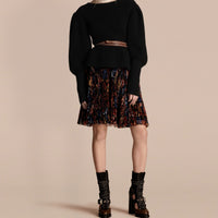 W KNIT ROUNDNECK NOIR