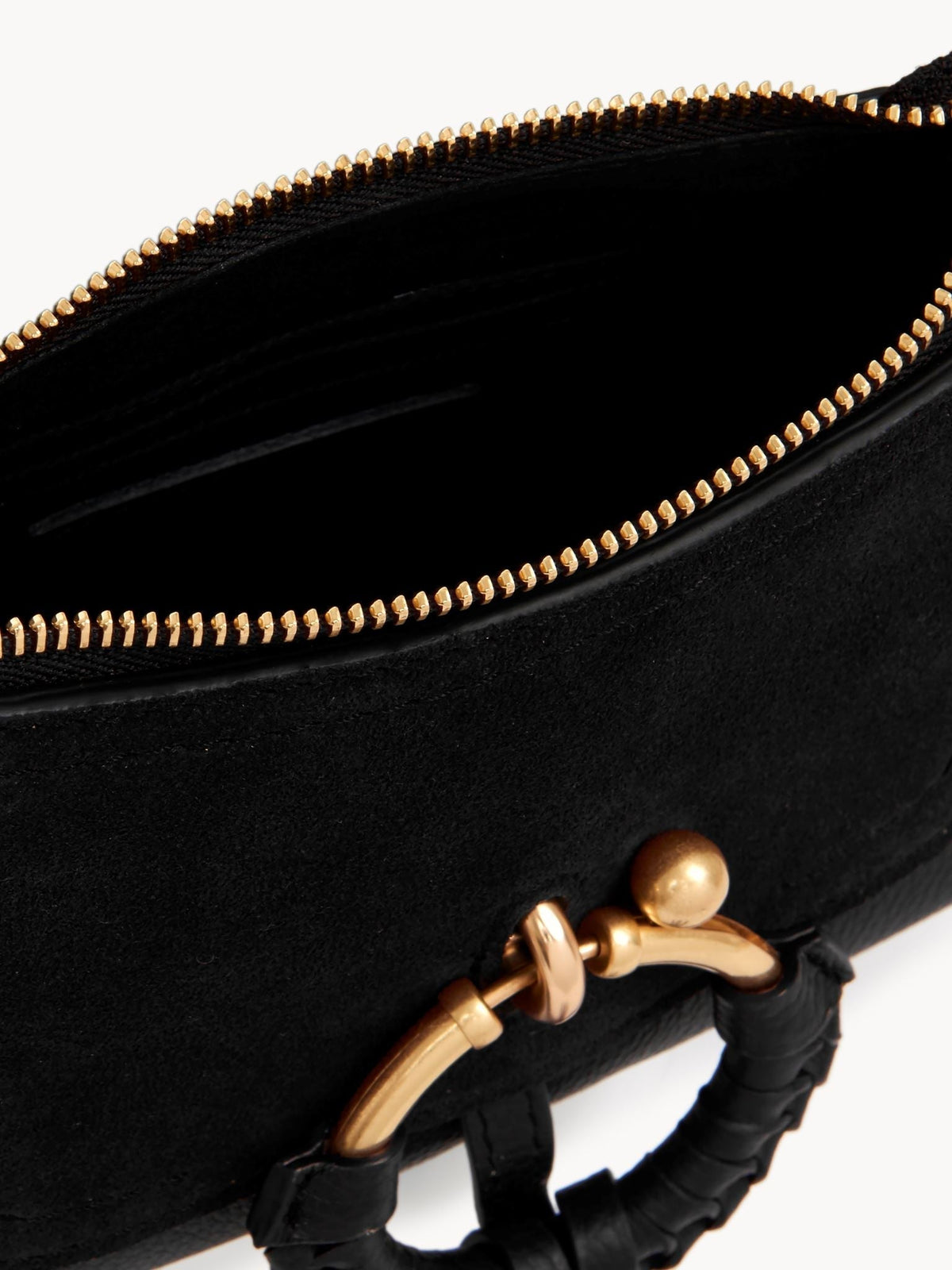 OK PORTE_Mini sac à bandoulière Joan en cuir - Black