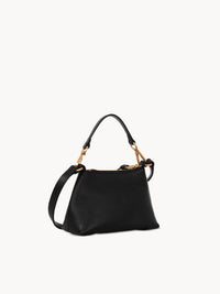OK PORTE_Mini sac à bandoulière Joan en cuir - Black