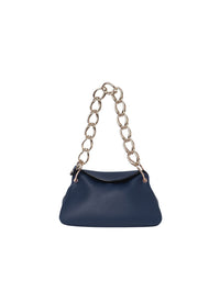 OK PORTE_Mini sac Juana en cuir - Navy