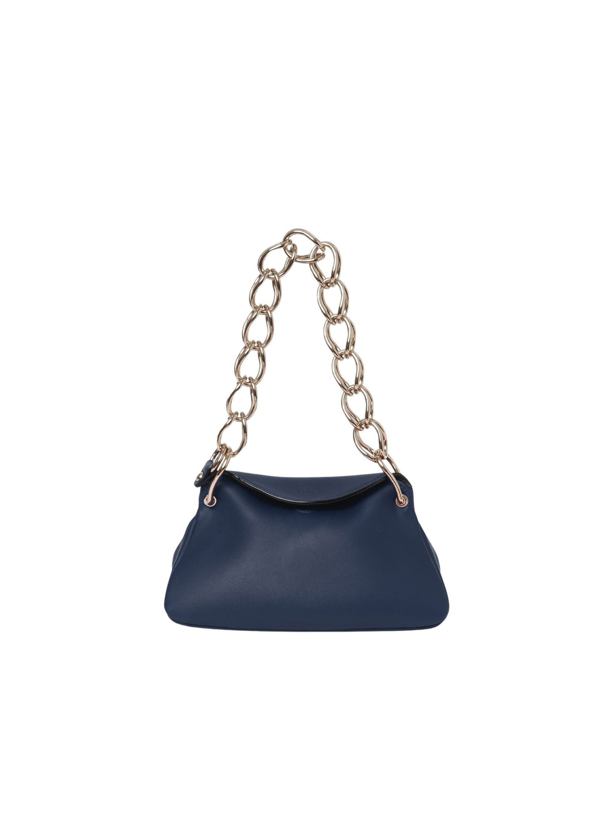 OK PORTE_Mini sac Juana en cuir - Navy