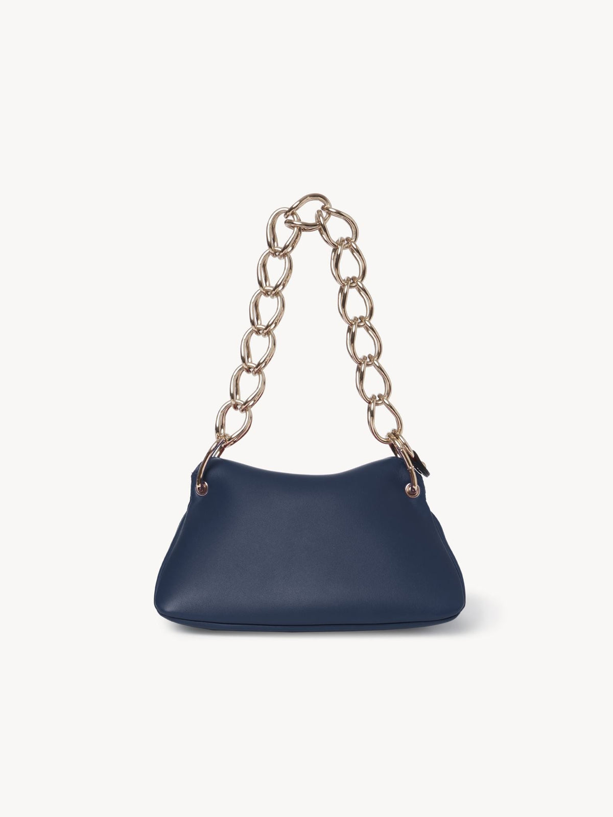 OK PORTE_Mini sac Juana en cuir - Navy