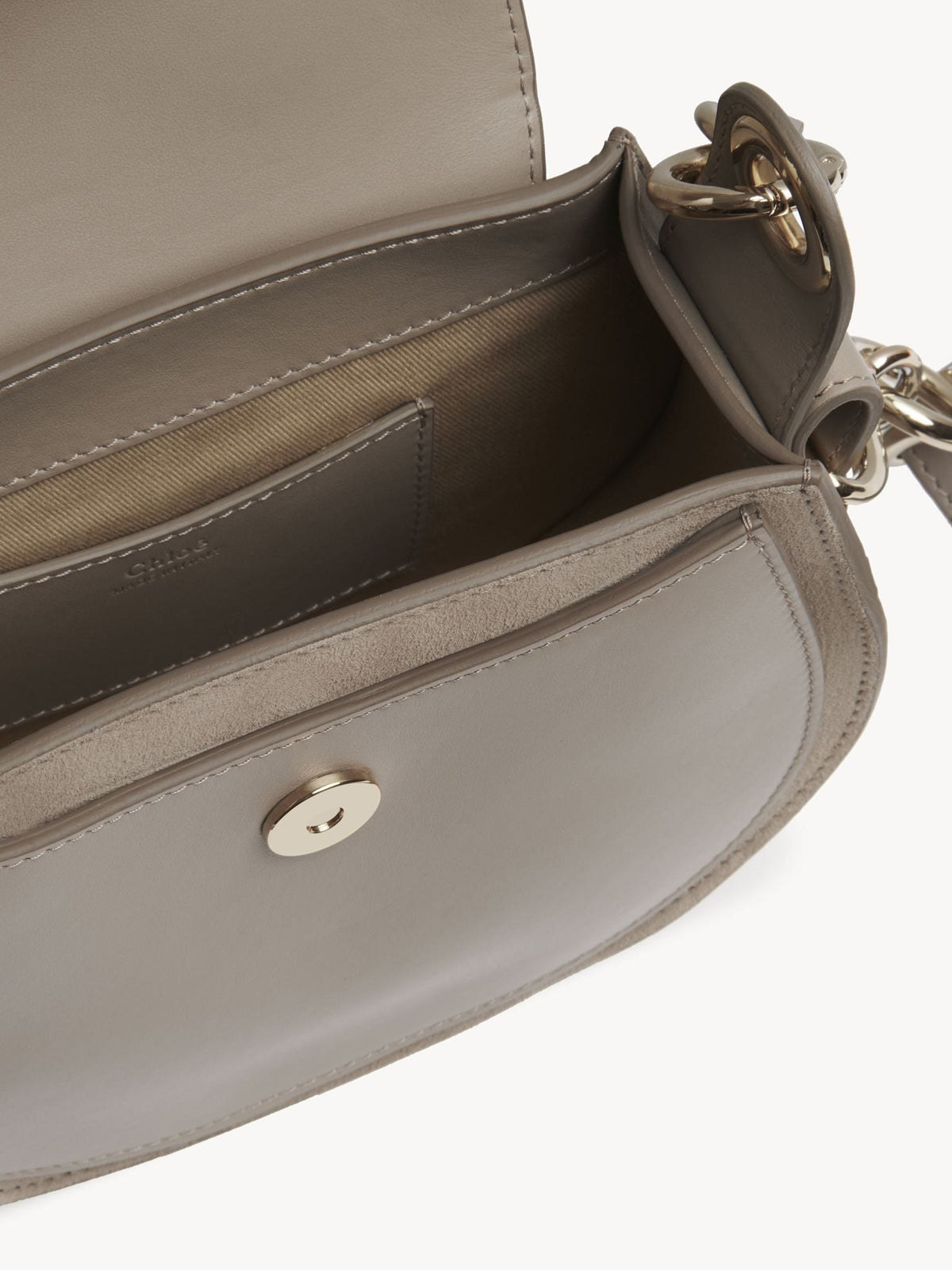 OK PORTE_Petit sac Tess à bandoulière en cuir - Motty Grey
