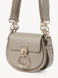 OK PORTE_Petit sac Tess à bandoulière en cuir - Motty Grey