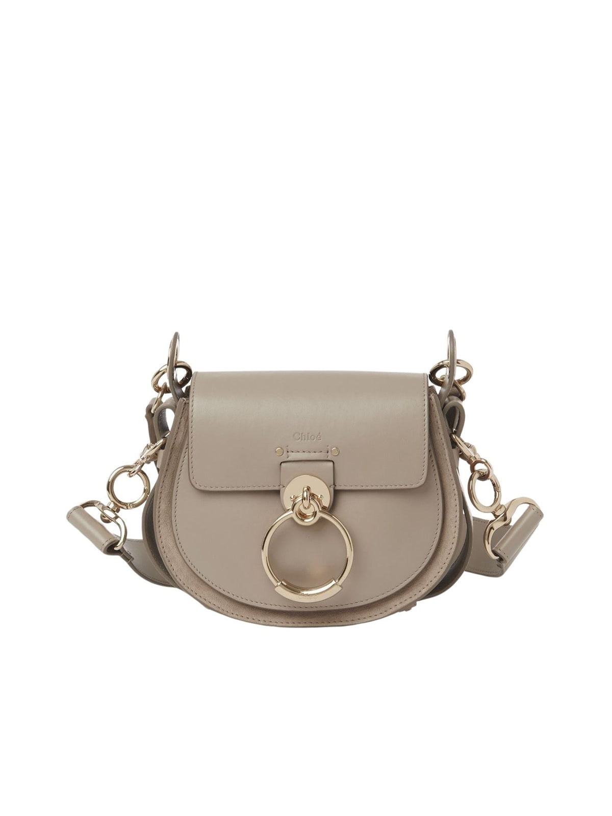 OK PORTE_Petit sac Tess à bandoulière en cuir - Motty Grey