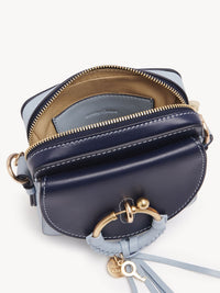 OK PORTE_Petit sac caméra Joan en cuir - Classic Navy