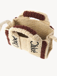 OK PORTE_Nano sac cabas Woody - Brown & Beige