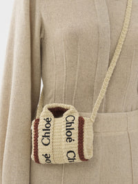 OK PORTE_Nano sac cabas Woody - Brown & Beige