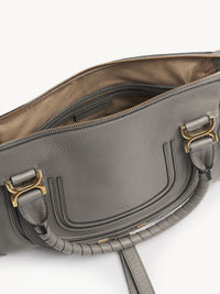 OK PORTE_Sac double porté Marcie en cuir - Cashmere Grey