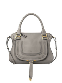 OK PORTE_Sac double porté Marcie en cuir - Cashmere Grey