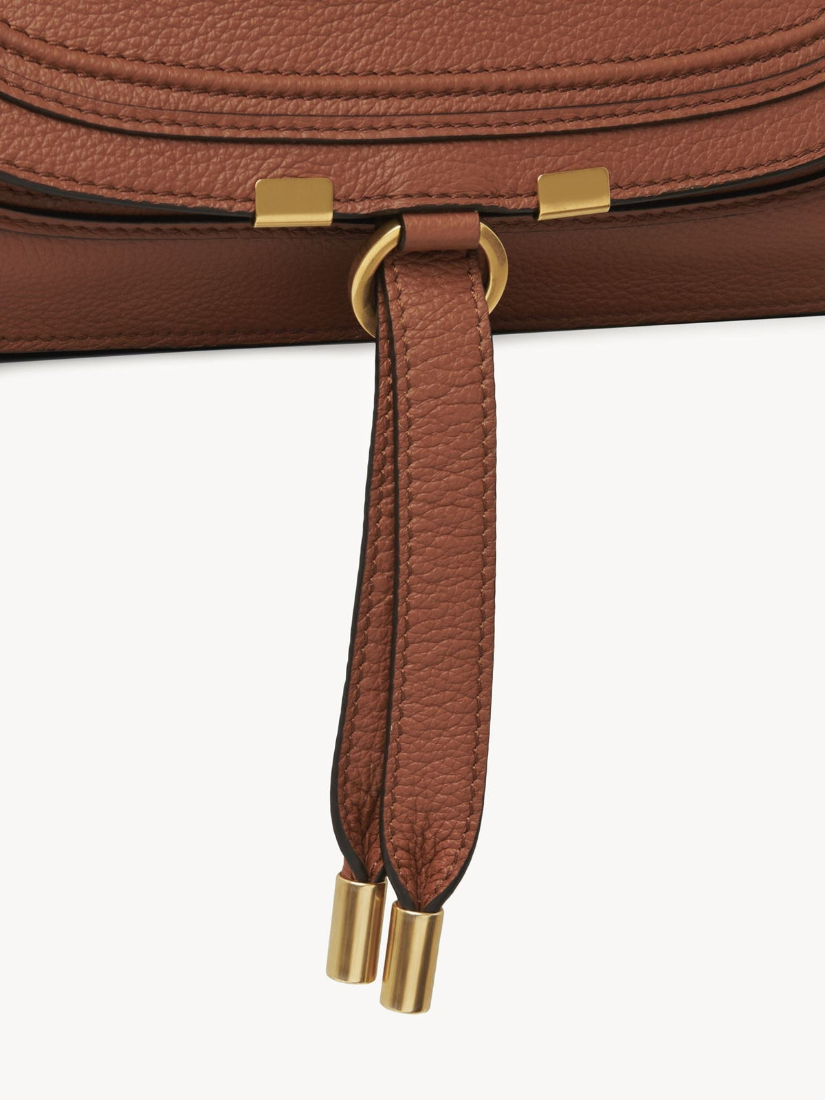 OK PORTE_Sac double porté Marcie en cuir - Tan