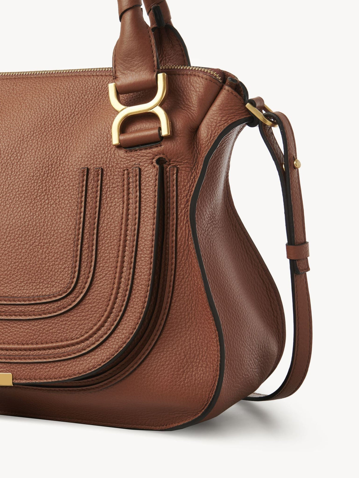 OK PORTE_Sac double porté Marcie en cuir - Tan
