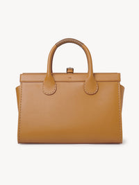 OK PORTE_Grand sac cabas Edith en cuir - Mustang Brown